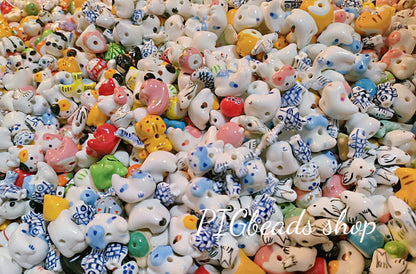 💗Animal Ceramic Beads~(WORLDWLDE shipping)