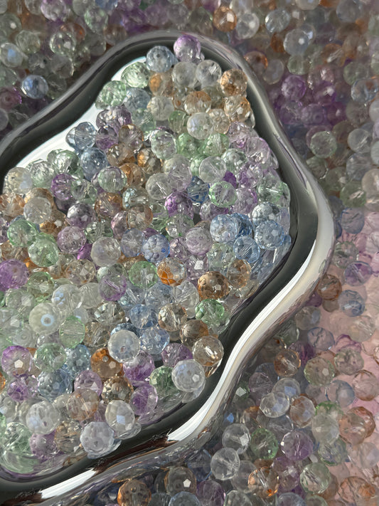 42 crystal beads mix 10mm