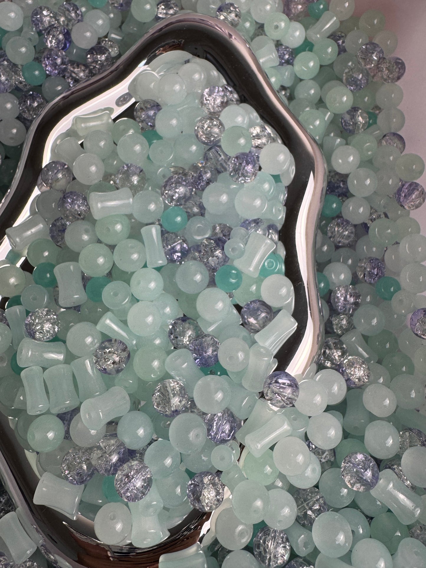 92 teal purple mix
